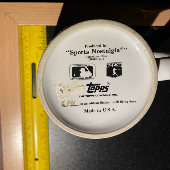 Jose Canseco Topps Rookie Card Sports Nostalgia Coffee Mug/Oakland A’s - Picture 16 of 17